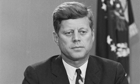 President Kennedy Addressing the Nation by Radio